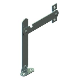 Compas d'arrêt avec équerre et plaquette acier zingué