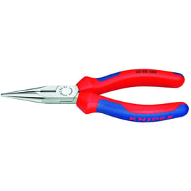 Pince à bec demi rond avec manche bimatière 160 mm