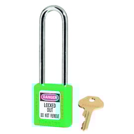 Cadenas de consignation XENOY 410 avec anse acier de 76mm varié vert