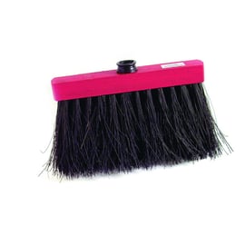 Balai bassine rouge à visser - 25 cm - 4 rangs
