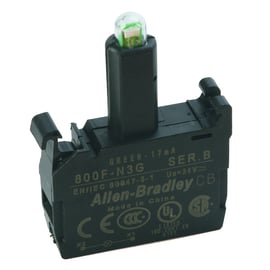 Voyant lumineux série 800F-N.G - vert - 24 V