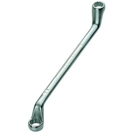 Clé polygonale contrecoudée 12 pans polie chromée - 19 x 22 mm