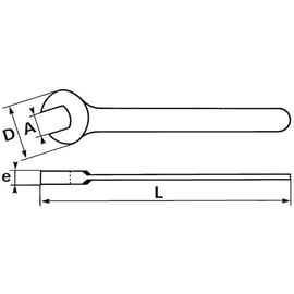 Clé à fourche puissante 69 -  50 mm