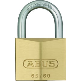 Cadenas à clé laiton SERIE 65/60 s'entrouvrant avec 2 clés largeur 60 mm