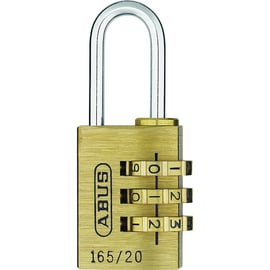 Cadenas à combinaison à molettes laiton 165 largeur 40 mm