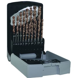 Coffret de 19 forets métaux FURIUS HSS - Plage de diamètres 1 à 10 mm