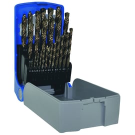 Coffret de forets métaux HSS-E5 Co5% - Plage de diamètres 1 à 13 mm - Nombre de pièces 25