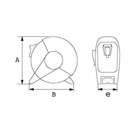 Mesure courte SAMFLEX boîtier zamac - 2 m