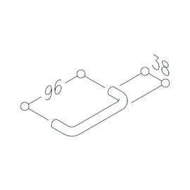 Poignée de meuble nylon NY.75.1.96