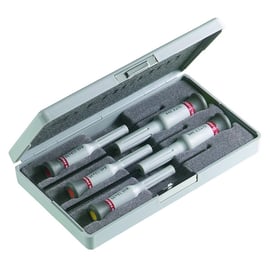 Coffret de 5 Tournevis MICRO-TECH® 6 Pans mâle 84E 0,9 à 2,5 mm