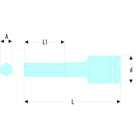Douille tournevis impact NSHM