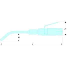 Soufflette V.999A - inox - 8 mm - vrac