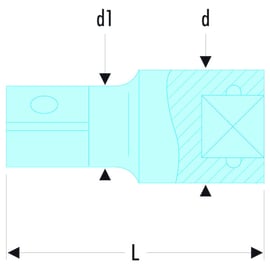 Rallonge pour douille et cliquet S