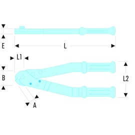 Pince coupe-câble acier "standard" 996