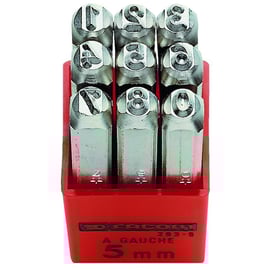 Chiffre frapper longueur 83mm (jeu 9) 293a.8