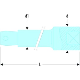 Rallonge pour douille et cliquet R