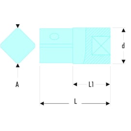Augmentateur J.232 - 34,5 mm - 3/8" - 1/2"