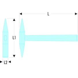 Marteau à piquer les soudures 213H - 340 g