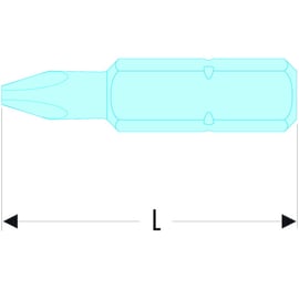Embout de vissage Impact empreinte Phillips® Série 2