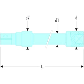 Rallonge à verrouillage S.RC - 1/2" - 130 mm