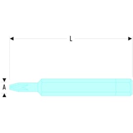 Embout de vissage empreinte Phillips® Série 1 EP