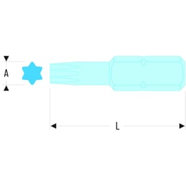 Embout de vissage Torx® Série 2 EX