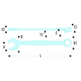 Clé mixte métrique à profil OGV® 440