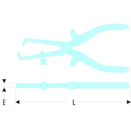 Pince à dénuder isolé 1 000V 194.17AVSE 170 mm