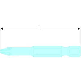 Embout de vissage empreinte Phillips® long EP Série 6
