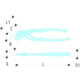 Pince multiprise standard 170A
