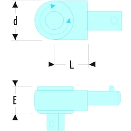 Cliquet dynamométrique compact 372