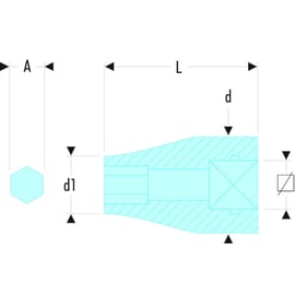 Douille porte-embout à jonc de retenue série J