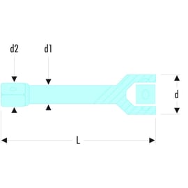 Rallonge pour douille et cliquet J