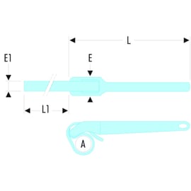 Clé à sangle nylon 138A