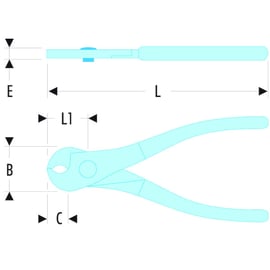 Coupe-câble manuel cuivre-aluminium 412