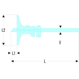 Jauge de profondeur mécanique série 811
