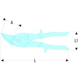 Cisaille à tôle chantourneuse 982