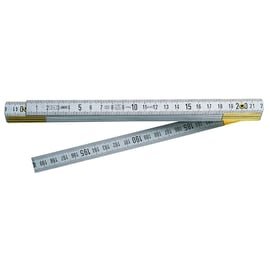 Mètre pliant duralumin 10 branches 2 mètres DELA.626.00