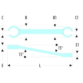 Clé à tuyauter série 42