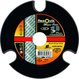 Meule à ébarber MEGA-VIEW - Ø 125 mm - Épaisseur 4 mm