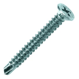 Vis autoperceuse PVC tête fraisée Phillips® zingué