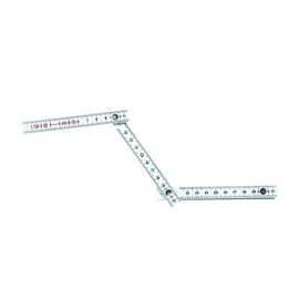 Mètre pliant en matière synthétique 2 mètres