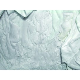 Chiffon textile RICOT MEL blanc - carton de 10 kg - blanc