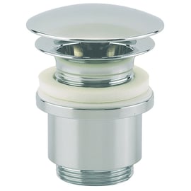 Bonde lavabo à clapet écoulement libre sans trop plein