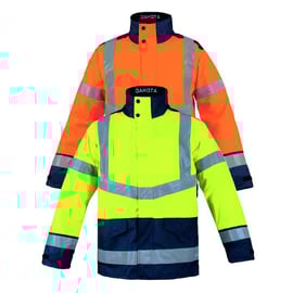 Parka 4en1 DAKOTA 2 orange/marine - S