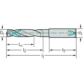 Foret carbure monobloc DC150-05