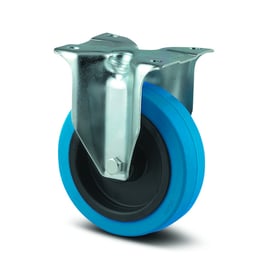 Roulette de manutention fixe bleu 3478 UFR