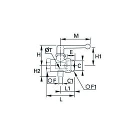 Robinet universelle à purge série 0489