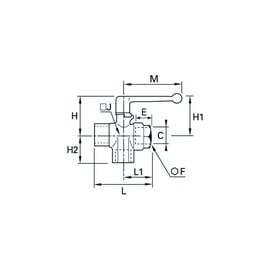 Robinet série universelle équerre 0482