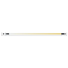 Manche à balai de ménage en bois dur avec douille - 120 cm
